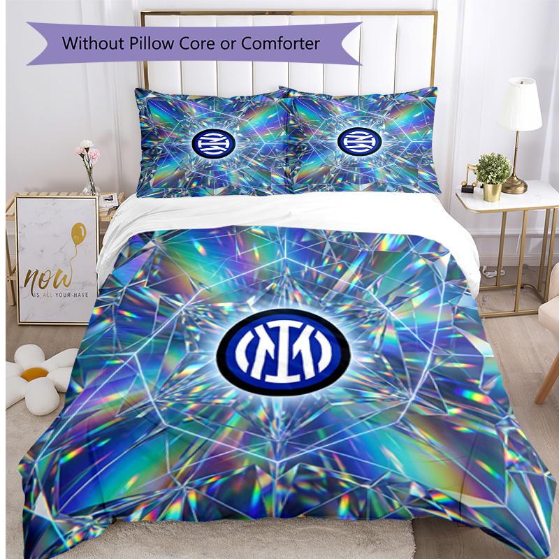 Borussia Dortmund Pattern Printed 3PCS Bedding Set Soft Skin-Friendly Washable Duvet Cover & Pillowcases Set All Season Bedroom