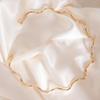 European & American High-End Gold Wire Multi-Layer Bracelet Necklace.