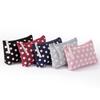 Canvas Dot Print Makeup Bag Women Cosmetic Bags Toiletry Bag Phone Organizer Key Phone Pouch Coin Purse Travel Cosmetic Bag