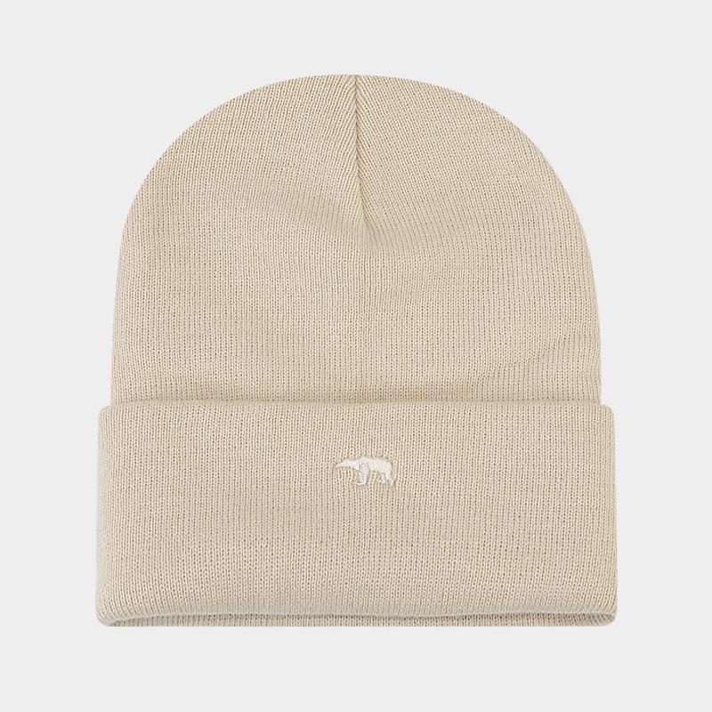 Autumn and winter high-quality bear embroidery thickened warm knitted hat fashionable personalized street versatile stacking hat