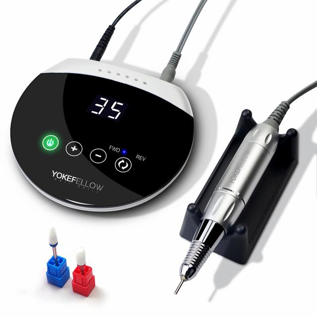35000RPM Nail Drill Machine for Manicure Nail File with Touch Screen Acrylic Electric Nail Drill Milling Cutter Nail Art Tools