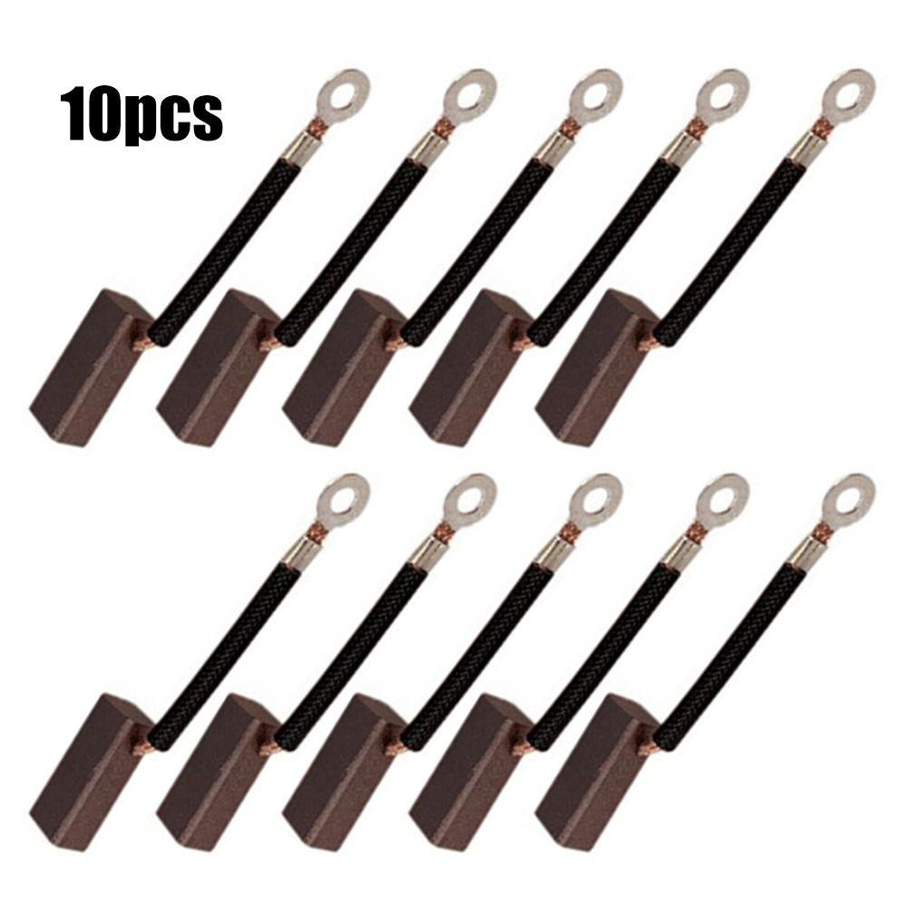 10pcs Hand Tools J460 6×8×18mm Brush Replacement Electric Motor Leads Generator Carbon Brushes Wire
