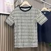 Blue Short-Sleeved T-Shirt Men'S Sports And Leisure Half-Sleeved Men'S Clothing Quick-Drying Loose And Breathable Trendy Men'S Tops Thin