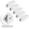 5pcs Door Catch Holder Latch for RV Motorhome Camper Traile Travel Baggage White ABS Car Accessories