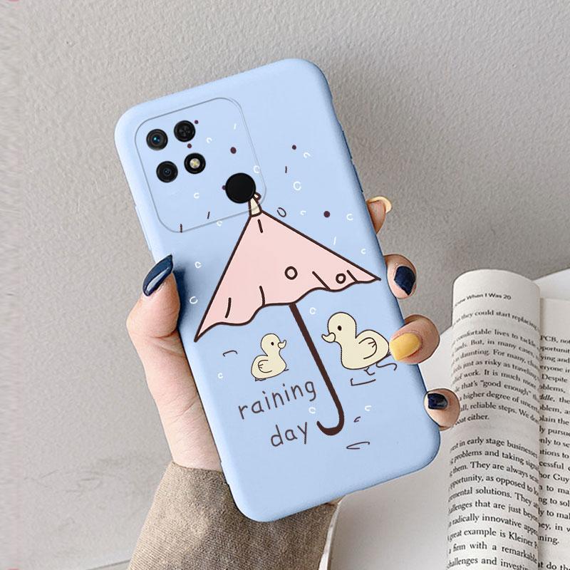 

Case For Redmi 10 10C 10A Cute Heart Flower Back Cover Soft Silicone Matte Protective Funda For Xiaomi Redmi 10C Redmi10 Bag Redmi 10C