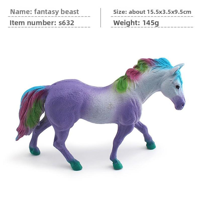 Unicorn Figurine Collectible Pvc Model For Kids Fantasy Animal Decor Play Toy