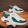 Wiosenne i jesienne męskie buty skórzane niskie modne trendy do biegania sportowe męskie casualowe modne buty