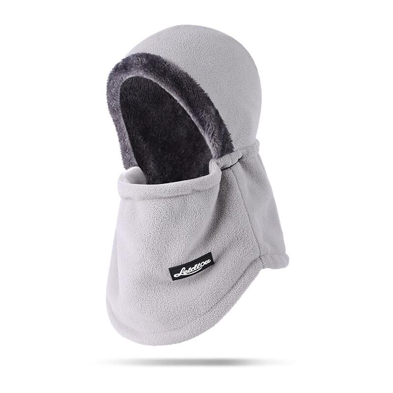 Fleece-Lined Windproof Cycling Hat with Integrated Neck Gaiter Mask