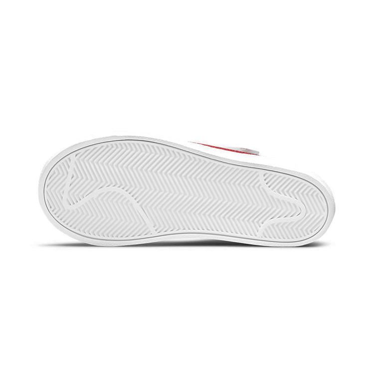 New Nike Blazer 77 Low Top Kids' Skateboarding Shoes White Red Children Aged 3 7 Years Old DA4075-102