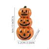 Miniature Pumpkin Figurine Desktop Ornament Fairy Garden Decorations Crafts Halloween Decor