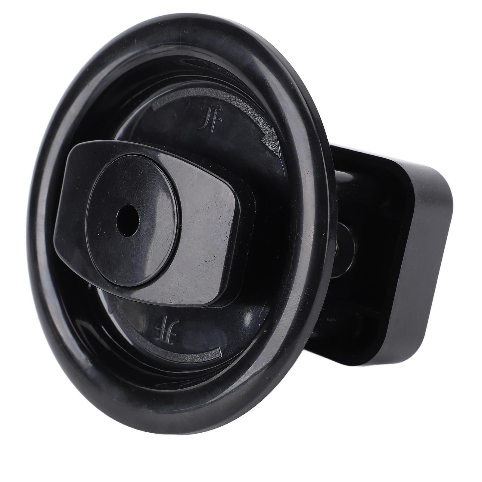 

RV Toilet Door Lock Circular Hard ABS Plastic Rotating Bathroom Door Latch for Motorhome Camping Car Trailer Yachts