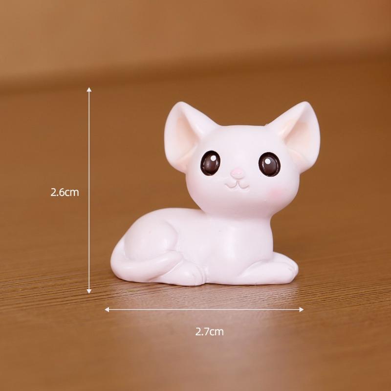 Micro-landscape Decorative Items Resin Handicrafts Desktop Small Ornaments Cartoon Cute Dolls Car Cat Ornaments