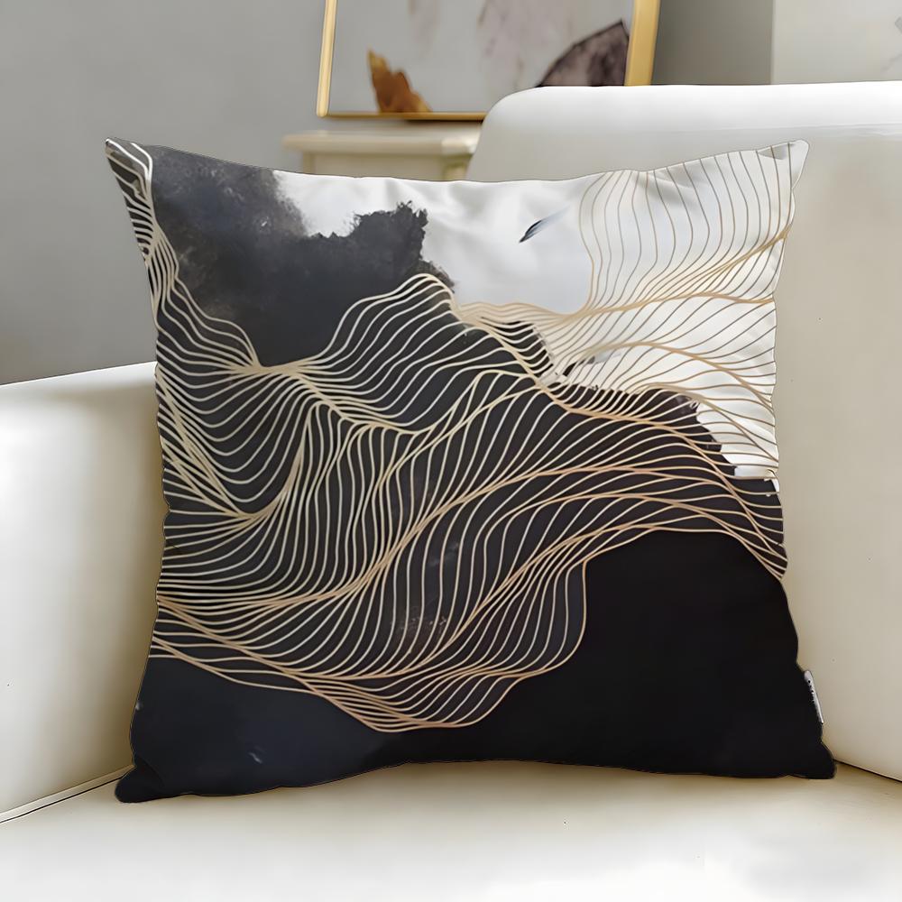 Street Graffiti Texture Cushion Cover Soft EasyWash Pillow Case Versatile for Couch Bed Travel and Office