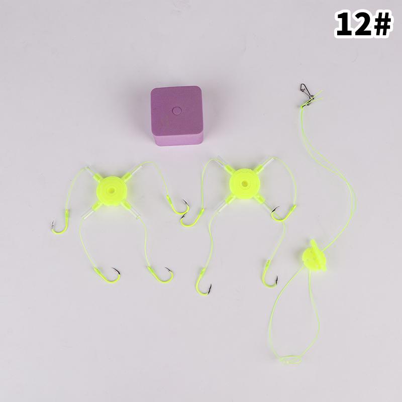 

Анти-зацеп Донная оснастка Набор с поплавочной доской Крючок Рыболовные снасти Квадратная доска плавучести Набор для ловли белого амура