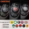 Car Central Control Multimedia Button Cover Trim Knob Sticker For MINI Cooper F55 F56 F57 Countryman Clubman Styling Accessories