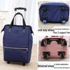 Lightweight Universal Wheeled Backpack: Large Capacity, Double Shoulder, Handheld, Travel-Friendly Luggage Bag