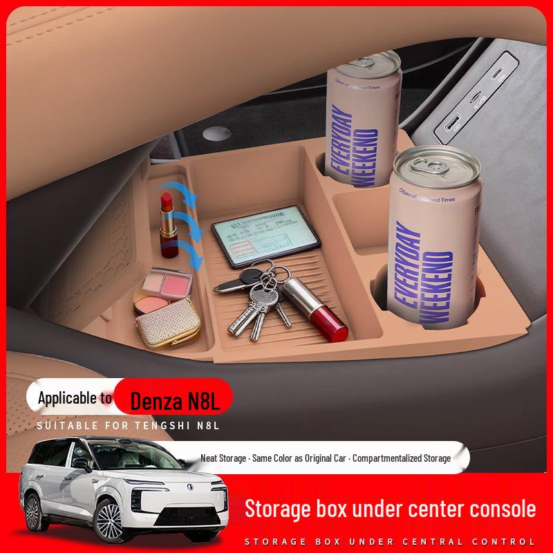 Denza N8L Silicone Center Console Storage Organizer - Car Interior Modification Accessory