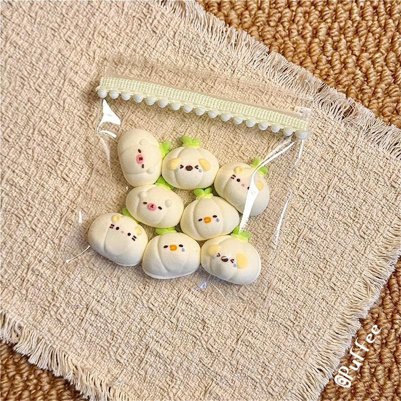 Garlic Party Food-Grade Silicone Taba Squishy, Stress Relief Asmr Soft Handmade Squeeze Fidget Toy, Christmas Halloween Gift