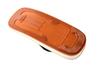 Edoten Geta Sandals, Made in Japan, Yellow Tatami Mat, Non-Slip Candy Sole, Black Strap, Size M (Medium)