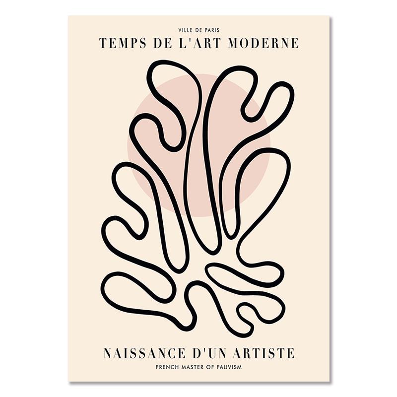 Bauhaus Exhibition Canvas Line Chair Wall Art Minimalism Print Painting  Abstract  Nordic Poster Face Picture Modern Home Decor