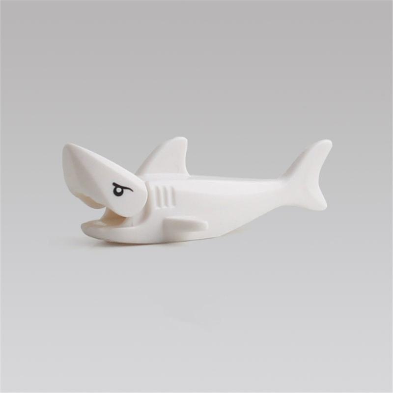 Tier Baustein Figuren Mini Leopard Krokodil Hai Modell Ornament Kinder Lernspielzeug