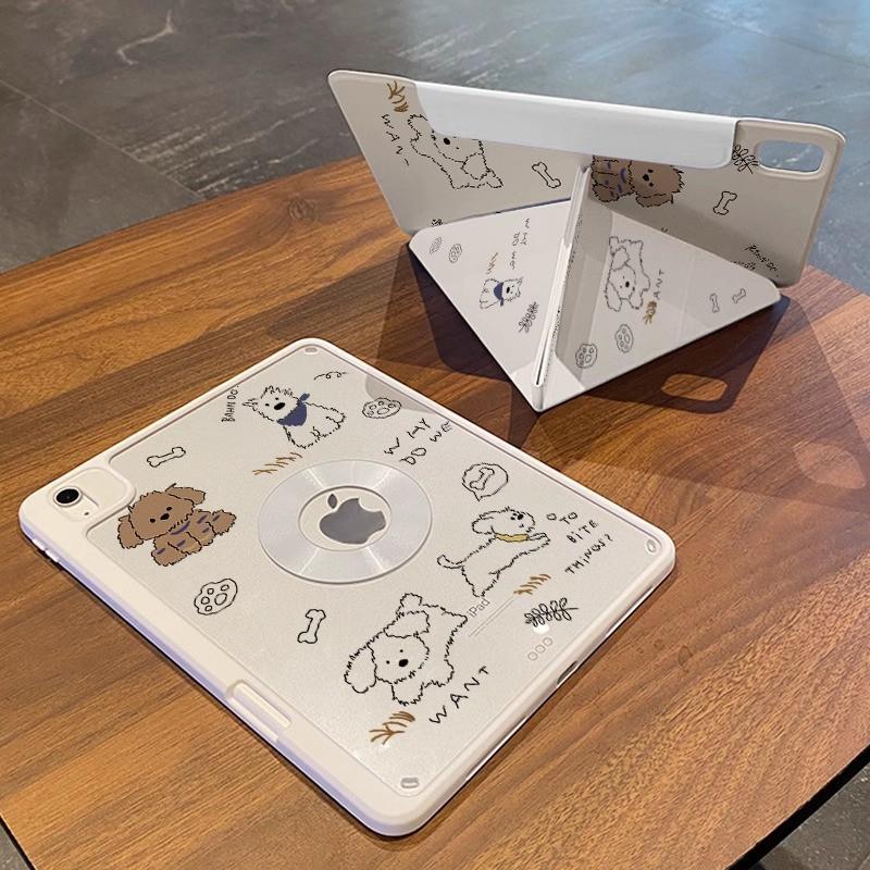 Magnetic Detachable Case IPad Pro 11 Inch With Stand Full Cover Acrylic Shell Cartoon Sleep/Wake Support