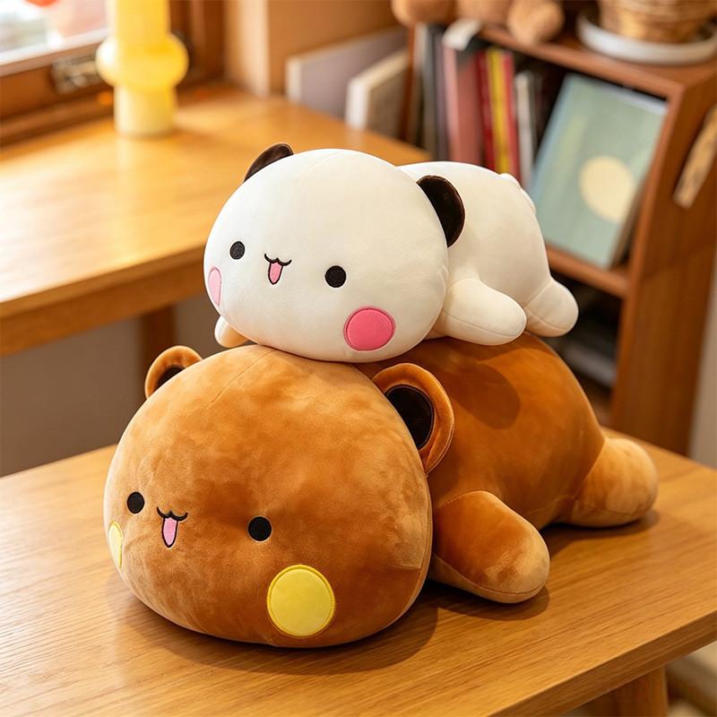 Cuscino da sonno a forma di coniglio in peluche con fasce per le gambe per bambini e adulti