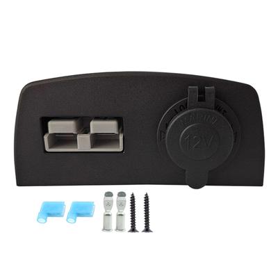 50A Flush Mount Car Plug Connector Dual USB Socket Install Bracket Recharge Panel for Caravan RV Boat Truck