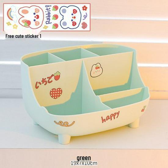 Roztomilý velkokapacitní držák na tužky pro dívky - Jednoduchý moderní organizér na stůl