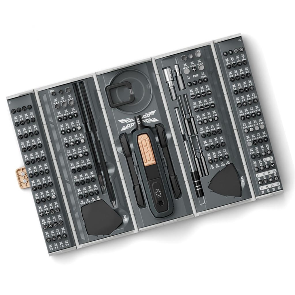Manual Screwdriver Set 180 in 1 Multifunctional Fine Magnetic Repair Tool Kit for Laptop