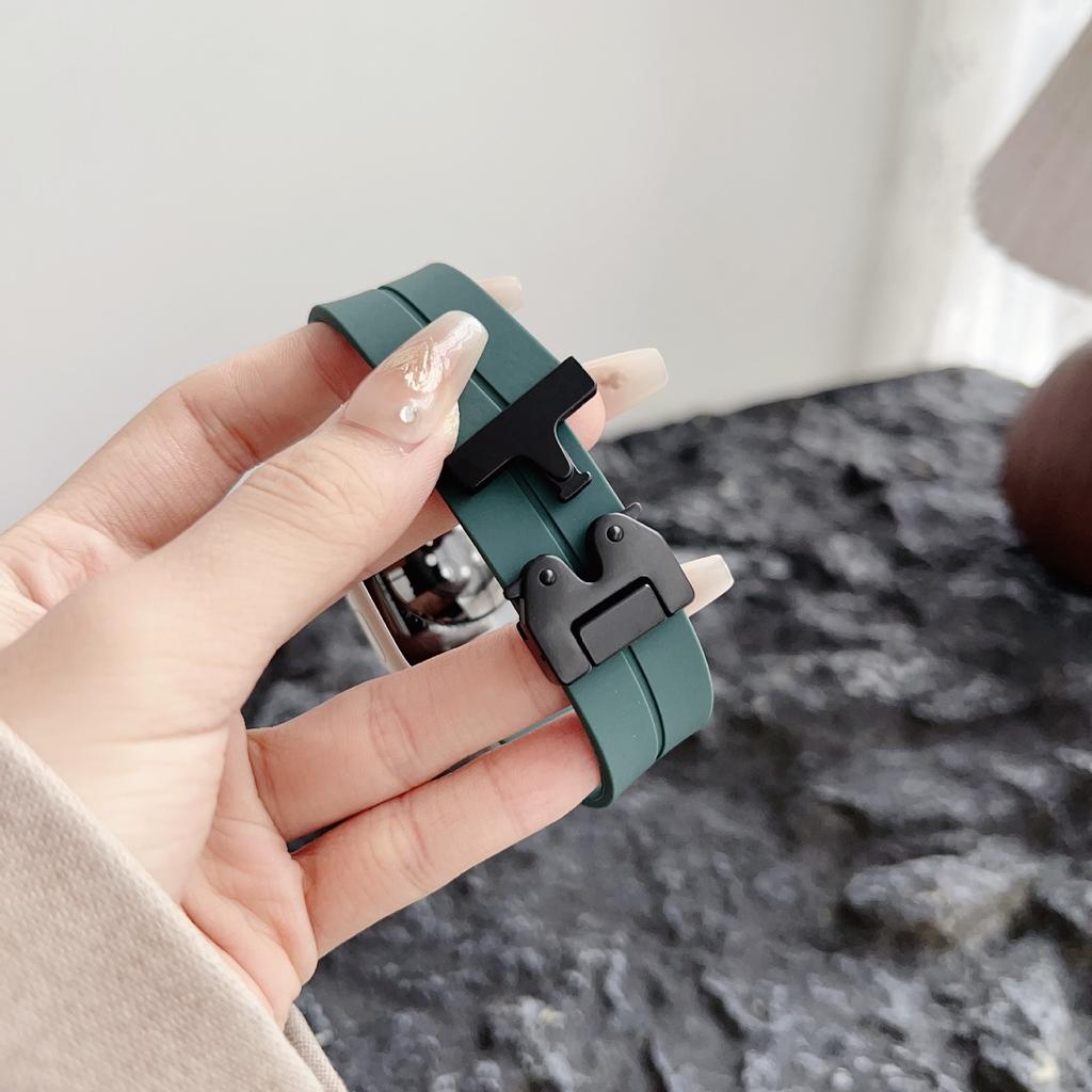 For Apple Applewatch109876 Generation Watch Parachute Buckle Silicone Strap Iwatchse New