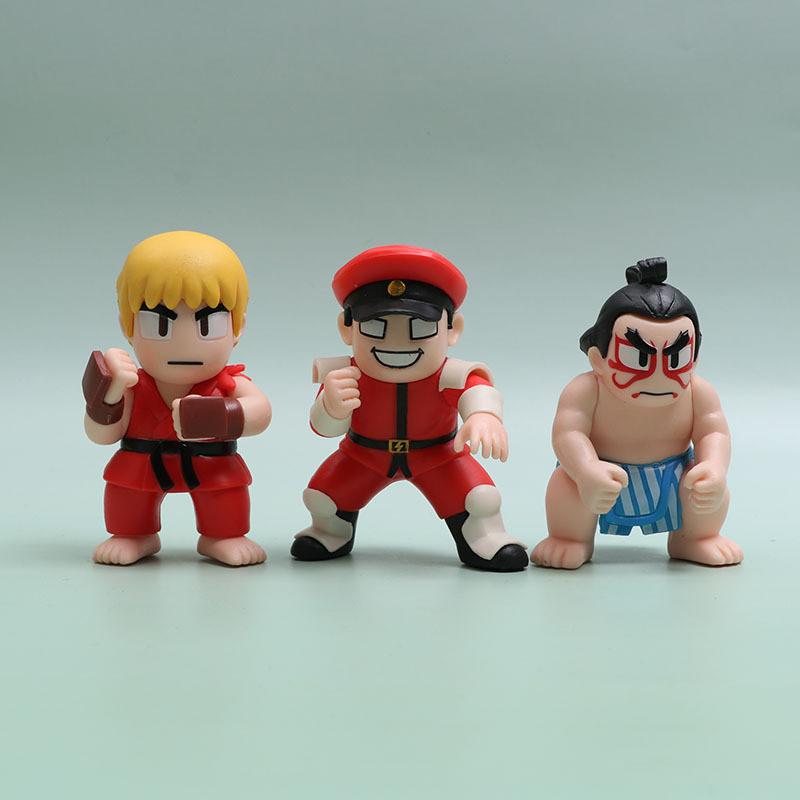Fighter Street Character Pvc Action Figures Model Toy Decoration Gifts Kids