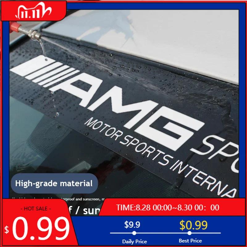 Autocollants de Voiture GLC GLB Décalcomanies Pare-brise Avant Arrière Décoration Pour Mercedes Benz AMG W203 W206 W220 W205 W211 W212 W201 W210 W108