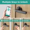 Smart Handle Door Lock Fingerprint Bluetooth APP Control Electronic Anti-theft Lock Auto Lock Home & Office Security