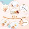 Educational Baby Musical Instruments Montessori Wooden Toys,Percussion Xylophone Set for Toddlers,Preschool Gifts