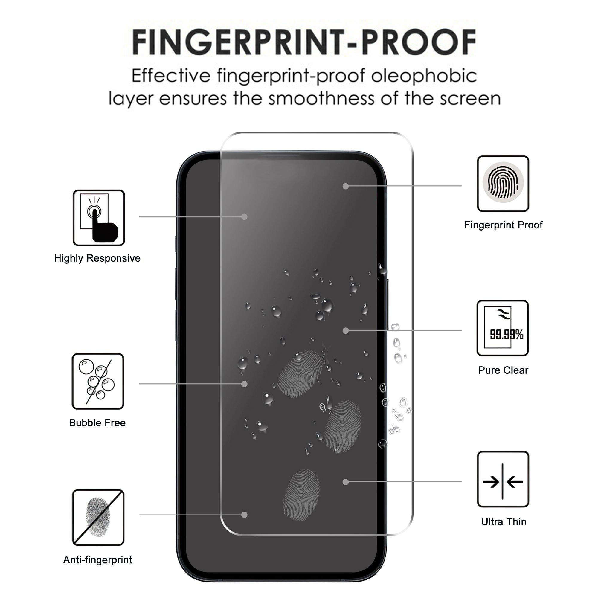 

For Motorola Moto G56 5G Screen Protector 2.5D HD Tempered Glass Film As Shown A