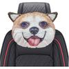 Cute Husky Dog Car Headrest Pillow- Memory Foam Car Neck Pillow Auto Seat Cushion of Headrests for Pain Pressure Relief- Cartoon Neck Support Cushion