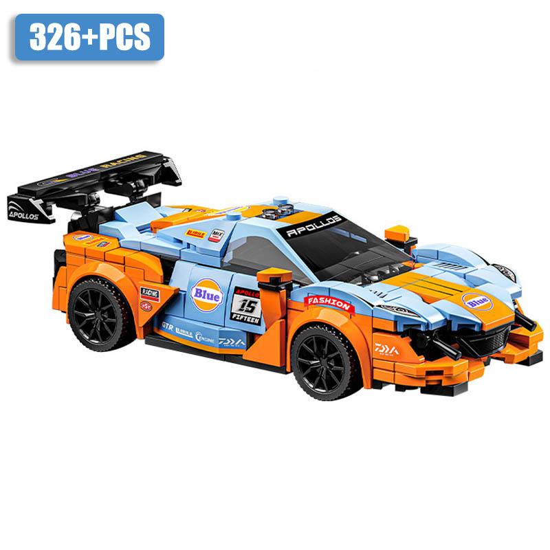Technical City Racing Car Building Blocks Set GT3 RS6 Supercar Model MOC Sport Cars Bricks Toys For Children Boys Christmas Gift