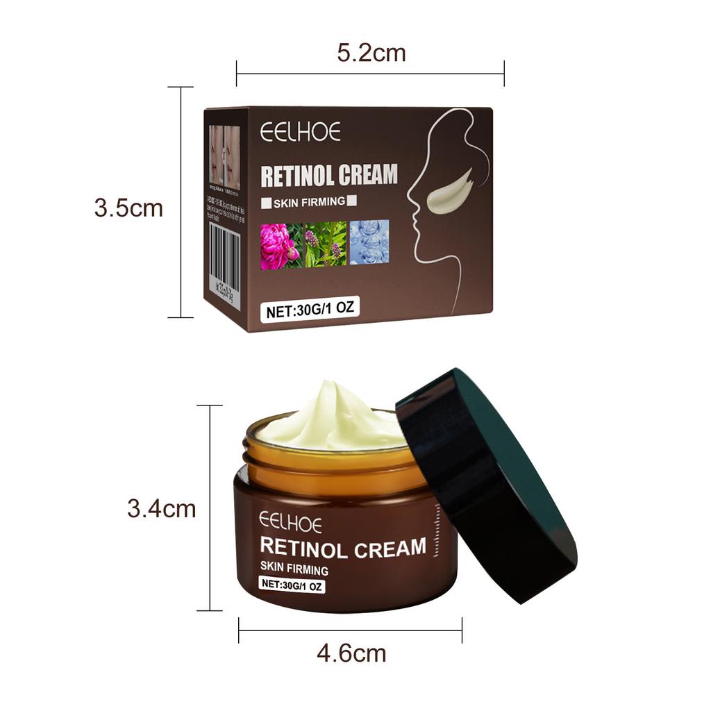 EELHOE Retinol Face Cream Nourishes Facial Skin Moisturizing Gentle Silky Facial Moisturizer