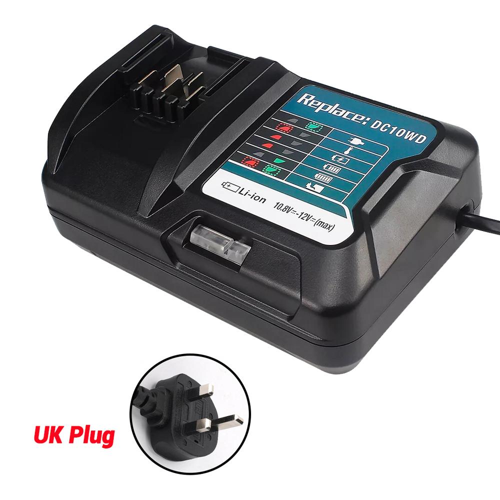 DC10WD Li-Ion Battery Fast Charge For Makita 10.8V 12V Tool BL1015 BL1016 BL1021B BL1041B FD05 40W 3A Lithium LED Light Charger