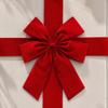 Christmas Bow Decoration Festive Hanging Holiday Door Ornament Easy to Use