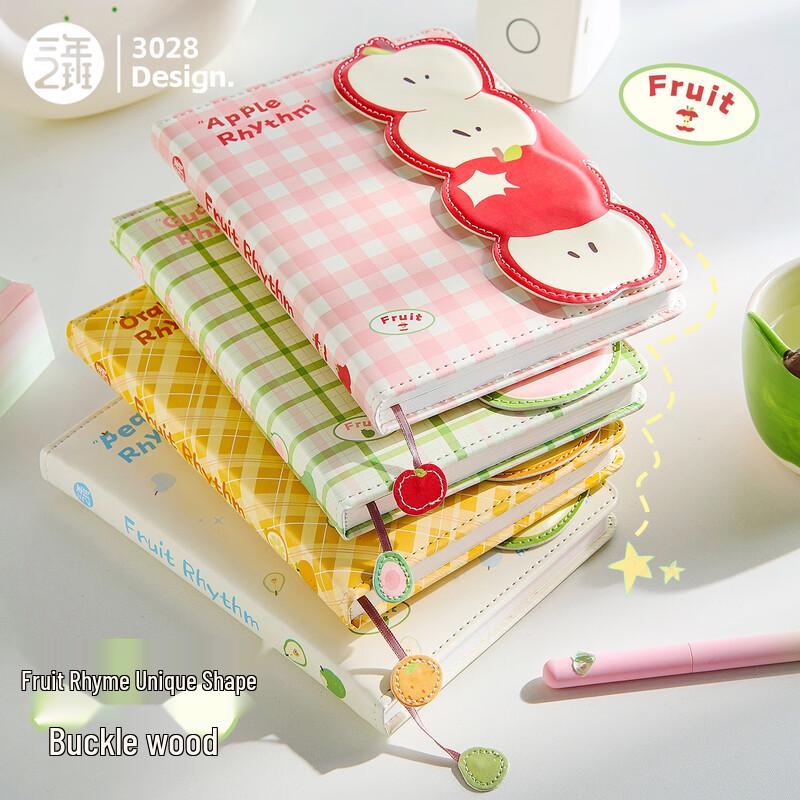 Class 3 Grade 2 Fruit Cartoon Buckle Journal