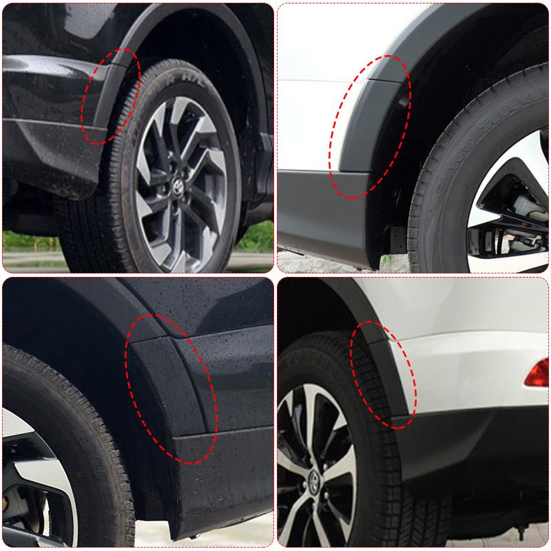 Rear Left Right Bumper Side Extension Molding Trim For Toyota Rav4 2016 2017 2018 52161-0R030 52162-0R030 Auto Replace Parts