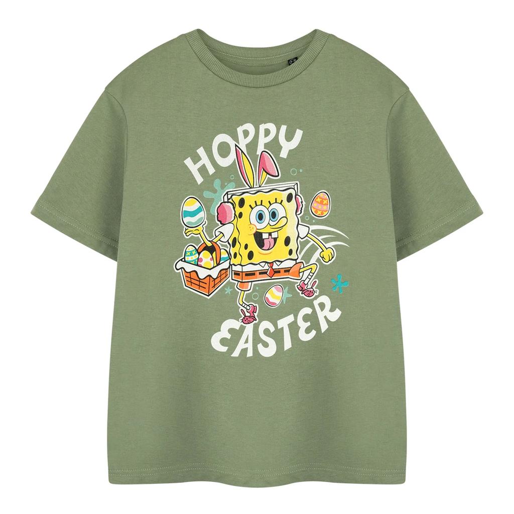 Tricou de Paște Hop-Hop pentru Copii SpongeBob Pantaloni Pătrați