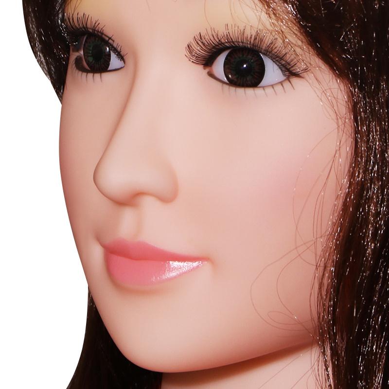 Semi-solid Inflatable Doll 168cm 1.5kg Silicone Solid Breast Male Masturbation Girlfriend Delicate Simulation No Wigs