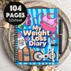 104 Pages Weight Loss Plan Book 12 Weeks Diet Meal Notepad High Quality Fitness Journal  Health
