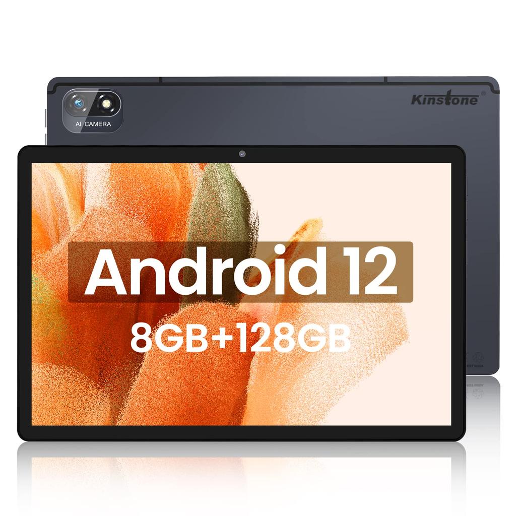 Kinstone Tablet Inch Gaming Tablet Android 12 5G Model 8 Core CPU 1920x1200 FHD IPS Large 8000mAh GMS Facial Japanese Instruction Manual Included