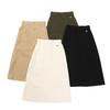 One Point Long Black [Champion] Skirt, Logo, Skirt, Women's Casual, CW-Z205