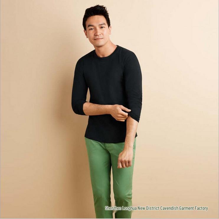 Gildan Men's 180g Long Sleeve Crew Neck T-Shirt