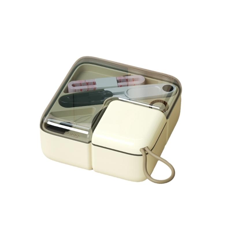 Sewing Box Set Sewing Kits Sewing Needle and Thread Box Needle Threader Sewing Storage Box Sewing Tool for Travel